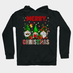 Merry Christmas Gnome Family Funny Xmas Tree Women Men Kids Hoodie